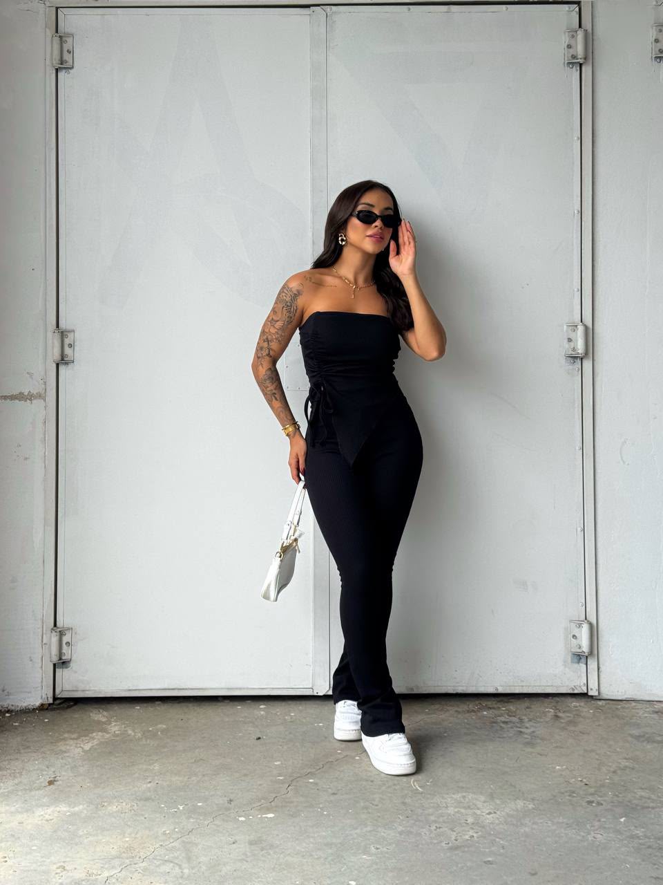 CONJUNTO ESSENCIAL RIBANNA CANELADO