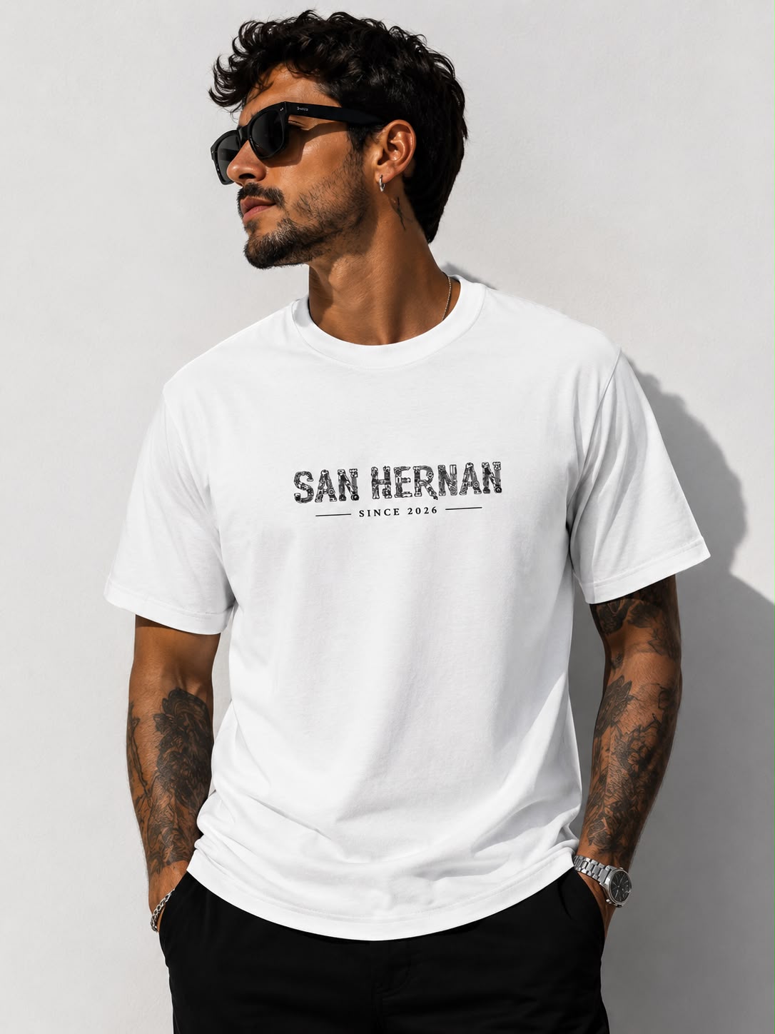 CAMISETA PREMIUM GRINGA BRANCO SAN HERNAN