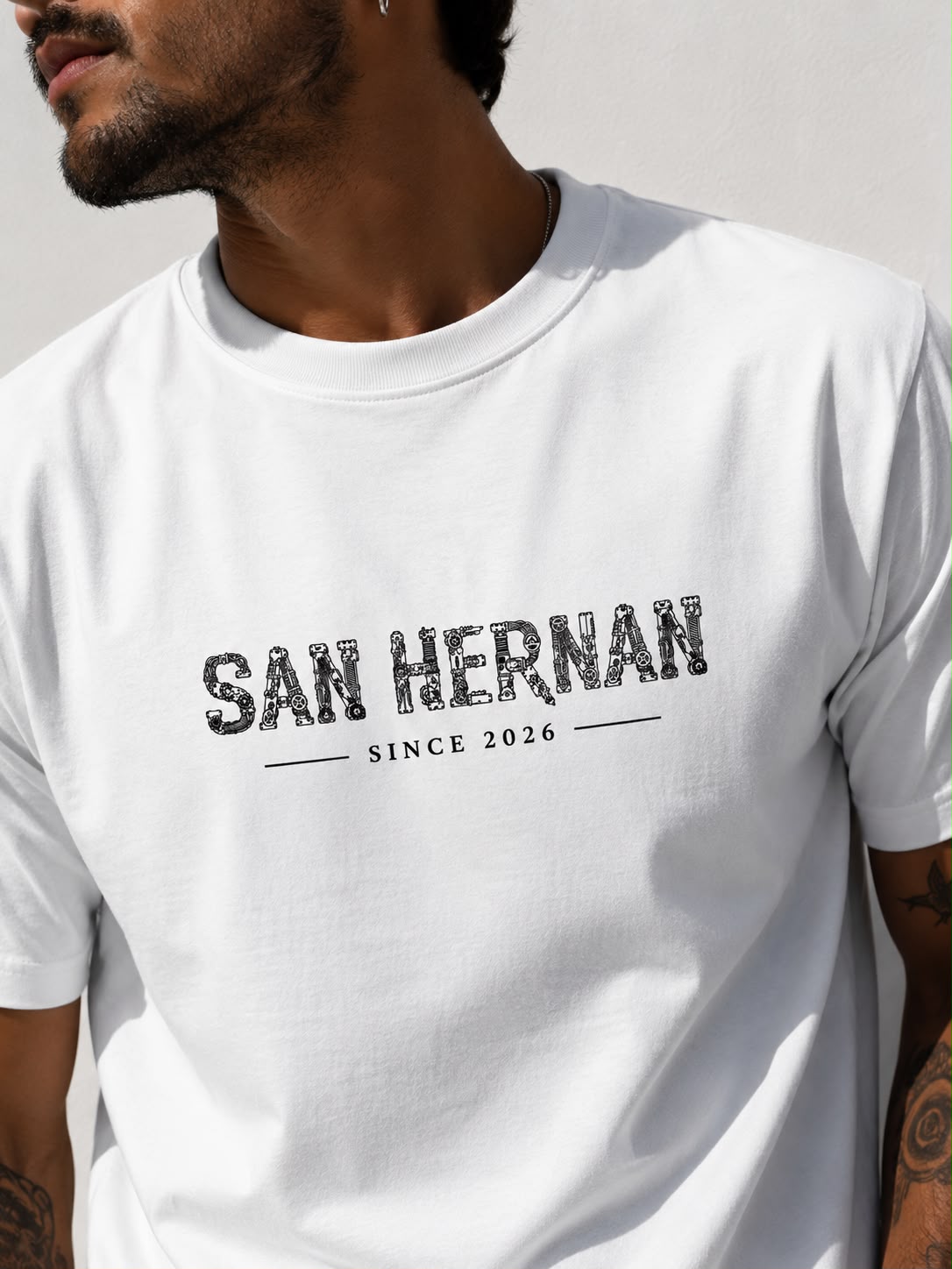 CAMISETA PREMIUM GRINGA BRANCO SAN HERNAN