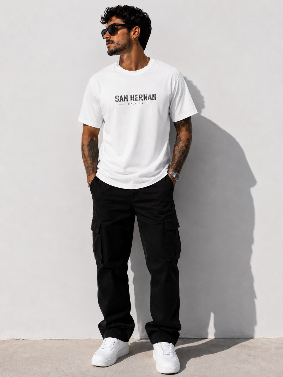 CAMISETA PREMIUM GRINGA BRANCO SAN HERNAN
