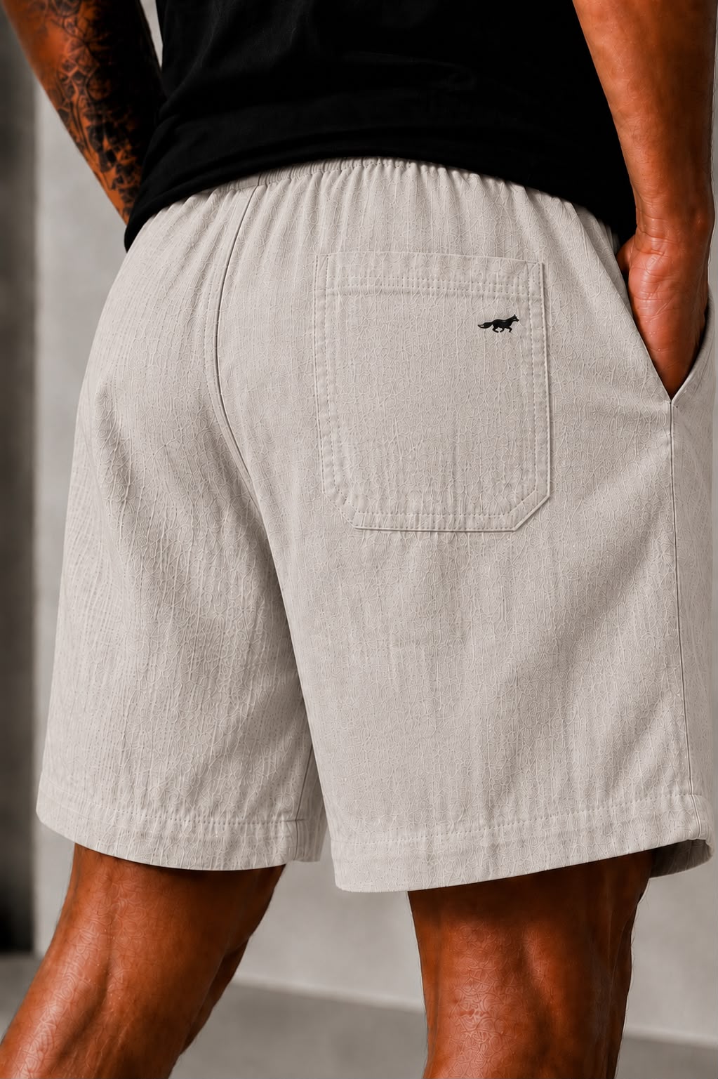 SHORT LINHO SAN HERNAN CRU RAPOSA