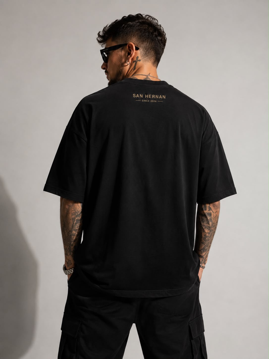 OVER PREMIUM  ANGEL TATUADO SAN HERNAN BLACK