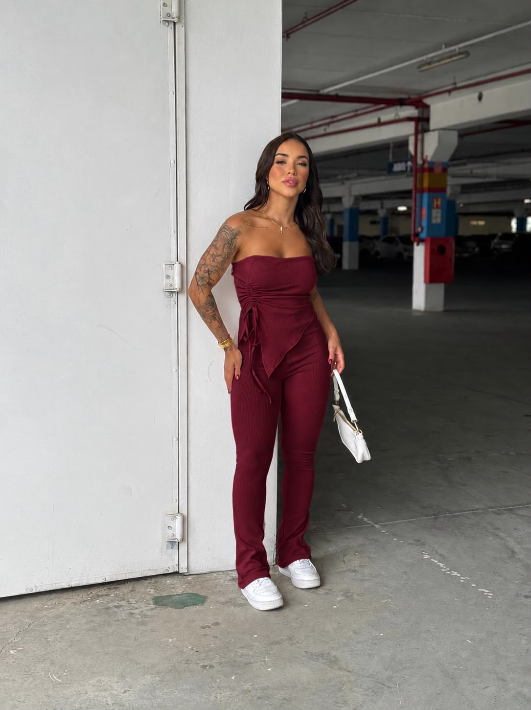 CONJUNTO ESSENCIAL RIBANNA CANELADO