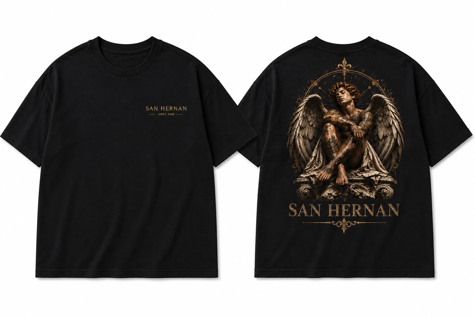 OVER PREMIUM  ANJO TATUADO SAN HERNAN BLACK