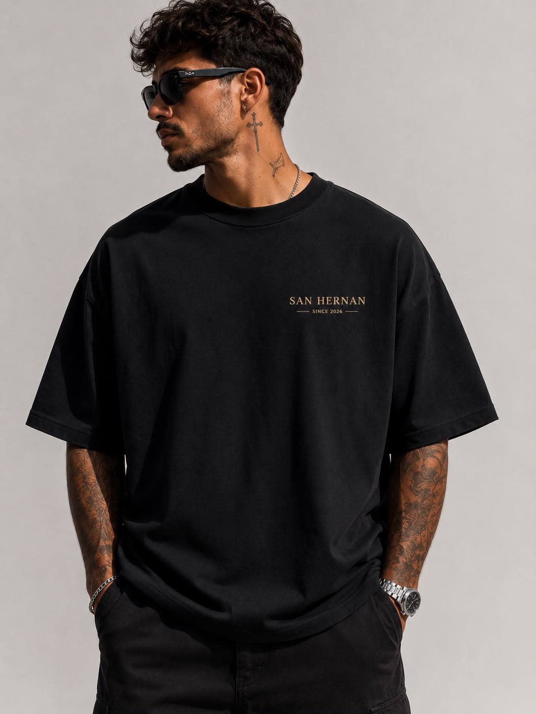 OVER PREMIUM  ANJO TATUADO SAN HERNAN BLACK