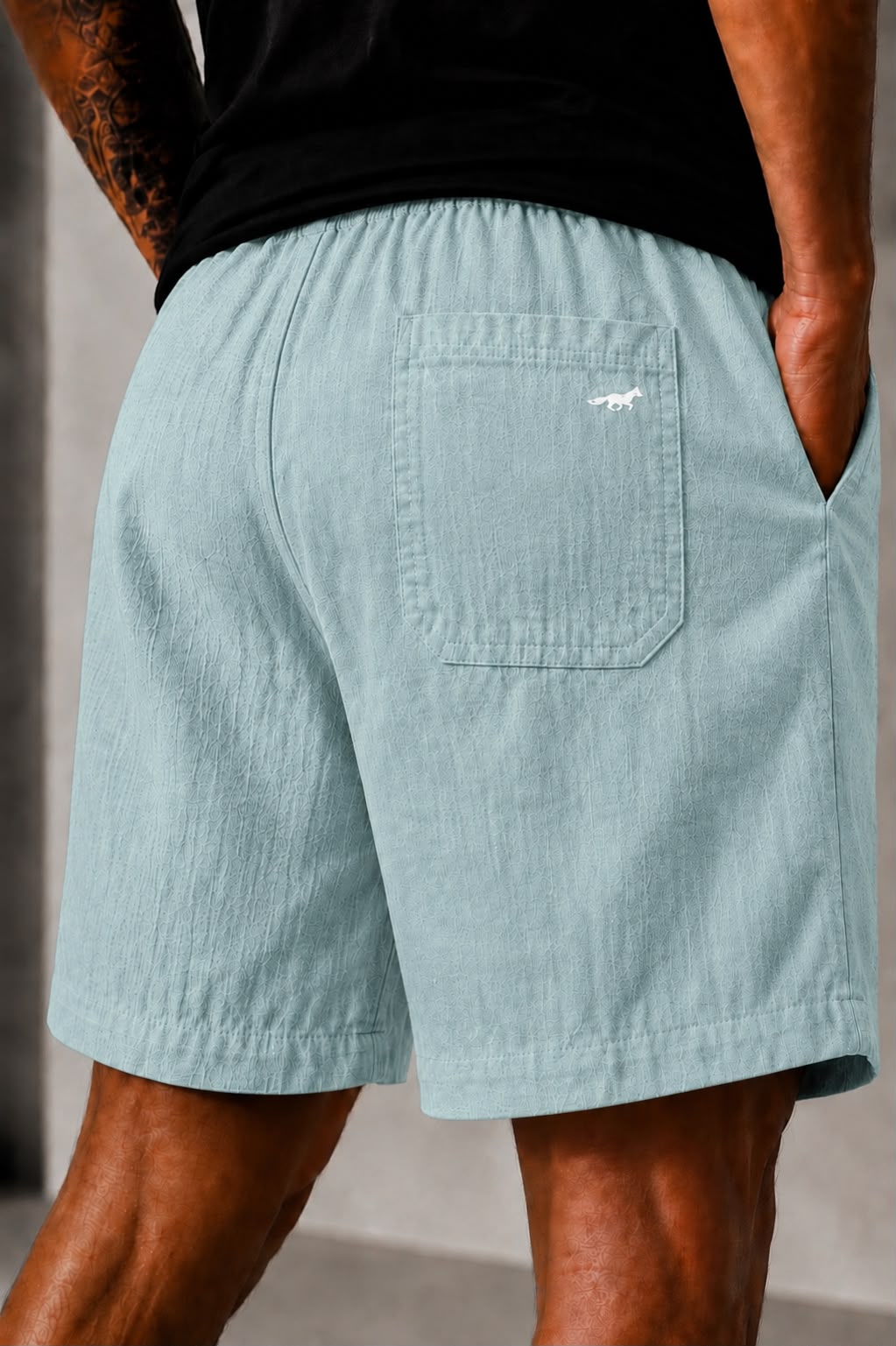 SHORT LINHO SAN HERNAN VERDE CLARO  RAPOSA
