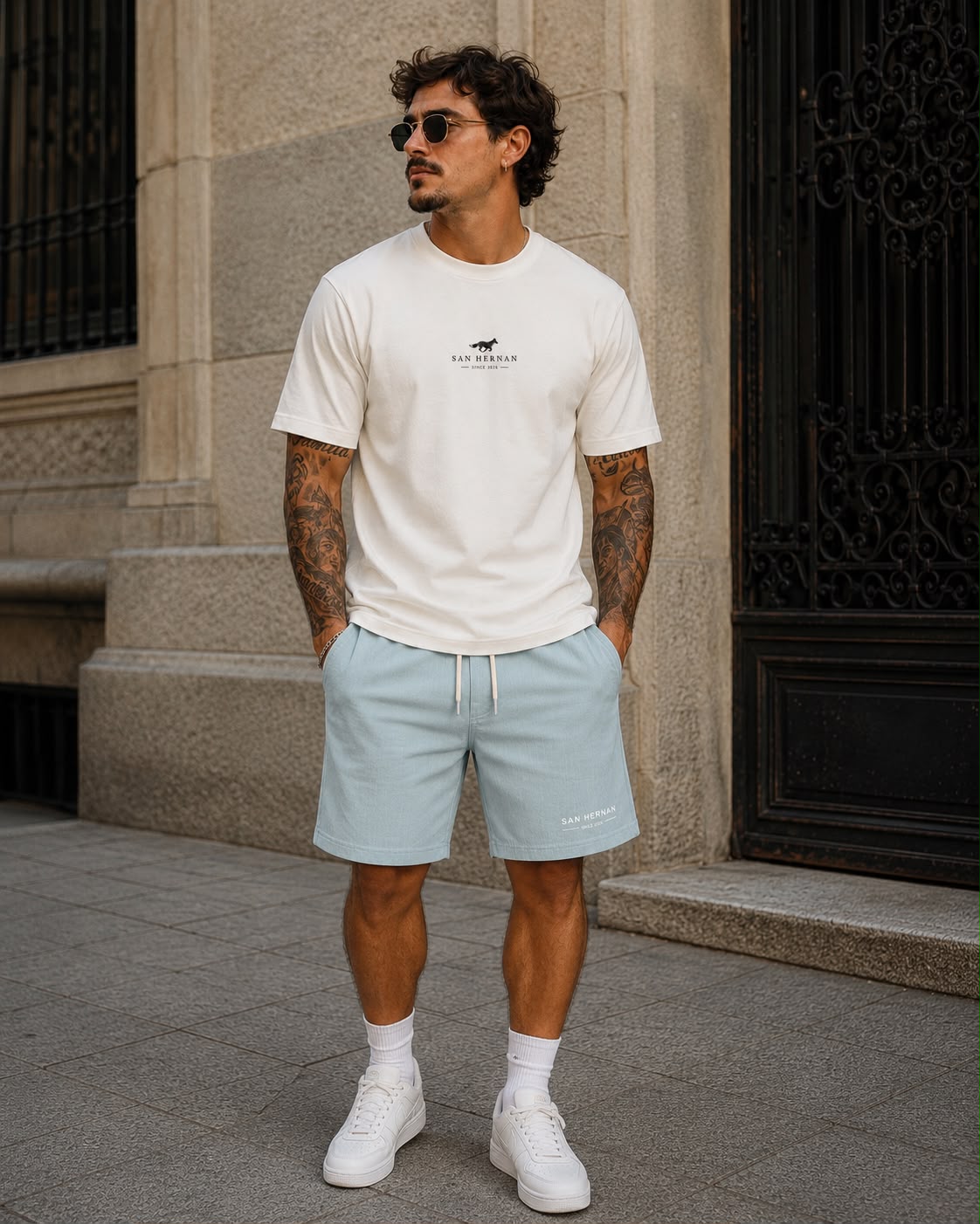 SHORT LINHO SAN HERNAN VERDE CLARO